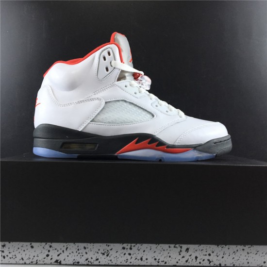 Nike AIR JORDAN 5 RETRO "FIRE RED SILVER TONGUE 2020" DA1911-102 Nike AIR JORDAN 5 RETRO "FIRE RED SILVER TONGUE 2020" DA1911-102