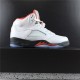 Nike AIR JORDAN 5 RETRO "FIRE RED SILVER TONGUE 2020" DA1911-102