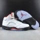 Nike AIR JORDAN 5 RETRO "FIRE RED SILVER TONGUE 2020" DA1911-102 Nike AIR JORDAN 5 RETRO "FIRE RED SILVER TONGUE 2020" DA1911-102