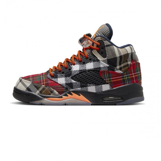 Air jordan deals 1 white plaid