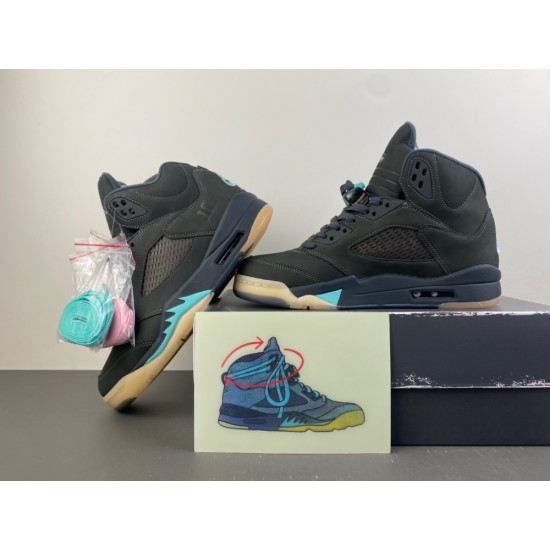 Solefly x Jordan 5 Retro 'Black Aurora Green' 2026 IU0734-001