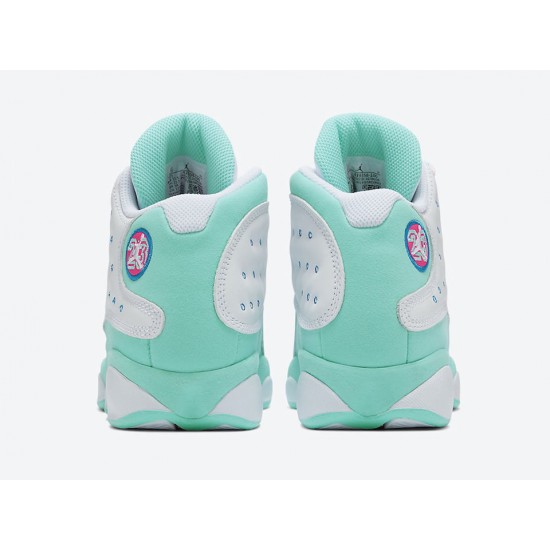 AIR JORDAN 13 RETRO GS 'AURORA GREEN' 439358-100 AIR JORDAN 13 RETRO GS 'AURORA GREEN' 439358-100