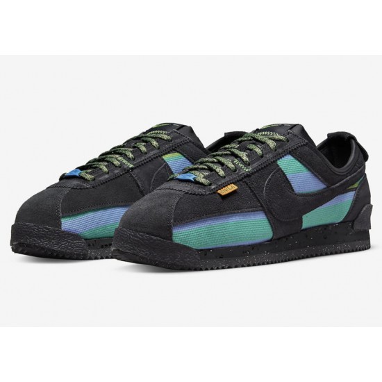 UNION LA X NIKE CORTEZ SP 'OFF NOIR' 2022 DR1413-001 UNION LA X NIKE CORTEZ SP 'OFF NOIR' 2022 DR1413-001