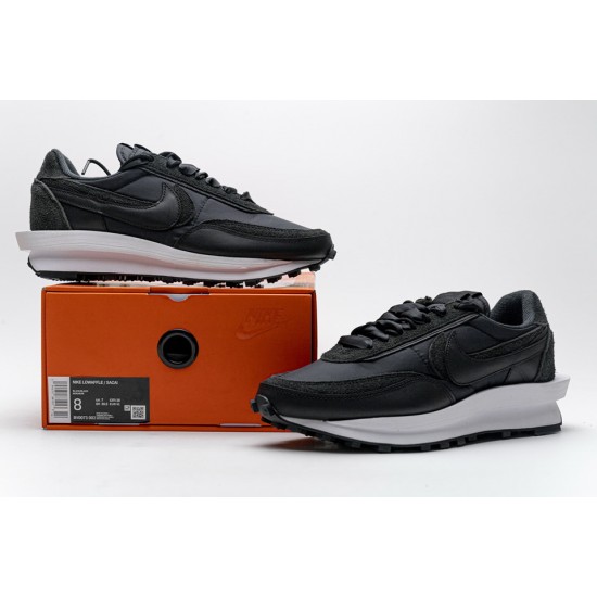 Sacai x Nike LDWaffle Black Nylon BV0073-002