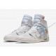 OFF-WHITE X AIR JORDAN 1 "WHITE" AQ0818-100 