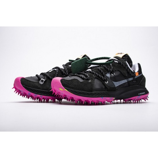 OFF-WHITE X NIKE ZOOM TERRA KIGER 5 BLACK/PINK 'ATHLETE IN PROGRESS' CD8179-001 OFF-WHITE X NIKE ZOOM TERRA KIGER 5 BLACK/PINK 'ATHLETE IN PROGRESS' CD8179-001