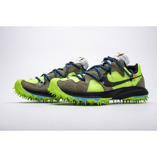 OFF-WHITE X NIKE ZOOM TERRA KIGER 5 GREEN 'ATHLETE IN PROGRESS' CD8179-300 OFF-WHITE X NIKE ZOOM TERRA KIGER 5 GREEN 'ATHLETE IN PROGRESS' CD8179-300
