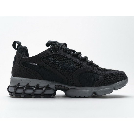 Stussy x Nike Air Zoom Spiridon Cage 2 Black Cool Grey CQ5486-001 Stussy x Nike Air Zoom Spiridon Cage 2 Black Cool Grey CQ5486-001