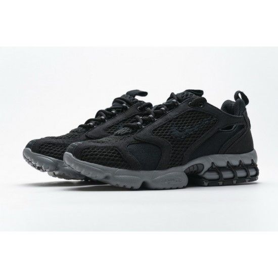 Stussy x Nike Air Zoom Spiridon Cage 2 Black Cool Grey CQ5486-001 Stussy x Nike Air Zoom Spiridon Cage 2 Black Cool Grey CQ5486-001