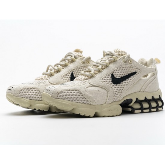 Stussy X Nike Air Zoom Spiridon Caged 2 Fossil CQ5486-200