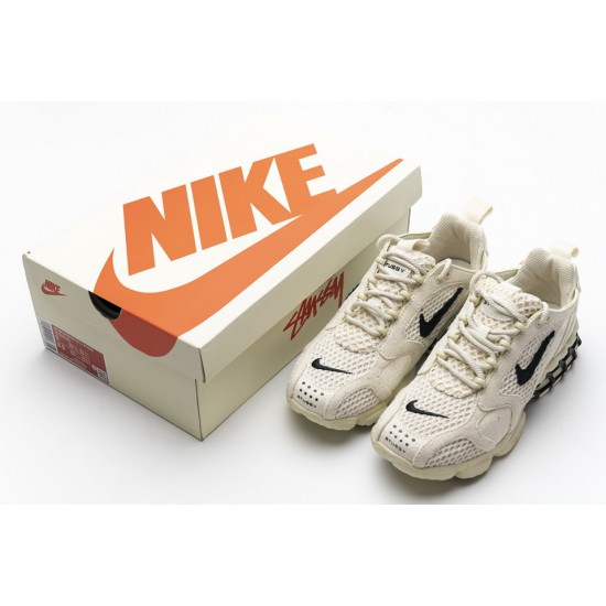 Stussy X Nike Air Zoom Spiridon Caged 2 Fossil CQ5486-200 Stussy X Nike Air Zoom Spiridon Caged 2 Fossil CQ5486-200