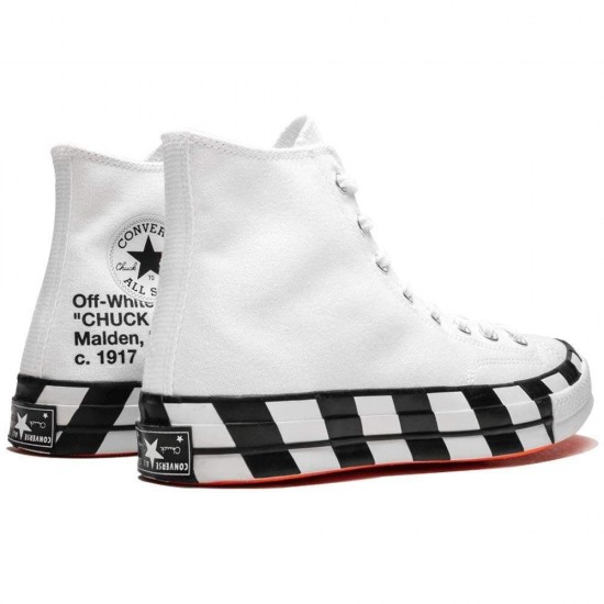 Off-White X Converse Chuck 70 Stripe White 163862C Off-White X Converse Chuck 70 Stripe White 163862C