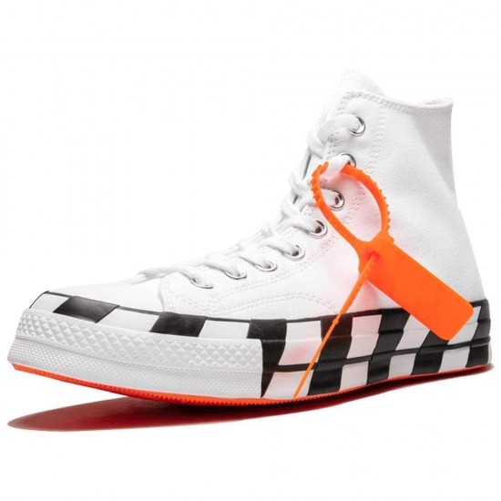 Off-White X Converse Chuck 70 Stripe White 163862C