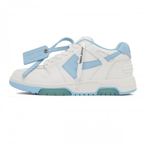 OFF-WHITE White & Blue Out Of Office 'OOO' Sneakers 222607M237011