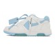 OFF-WHITE White & Blue Out Of Office 'OOO' Sneakers 222607M237011