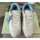 OFF-WHITE White & Blue Out Of Office 'OOO' Sneakers 222607M237011