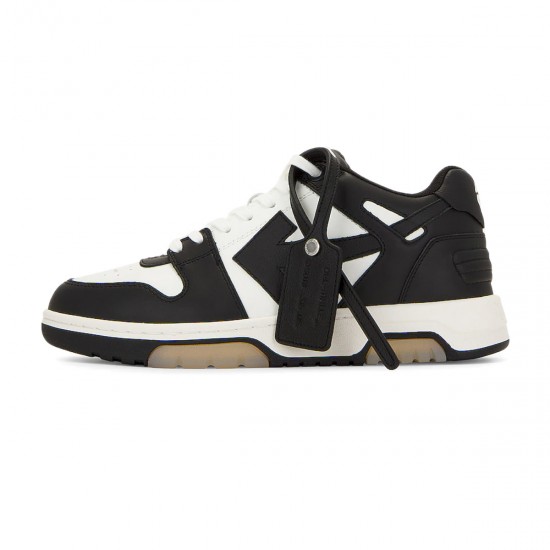 OFF-WHITE Black & White Out Of Office low Sneakers