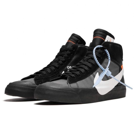 Off-White X Nike Blazer Black SPOOKY PACK AA3832-001 Off-White X Nike Blazer Black SPOOKY PACK AA3832-001
