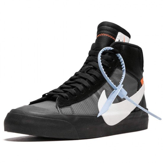 Off-White X Nike Blazer Black SPOOKY PACK AA3832-001 Off-White X Nike Blazer Black SPOOKY PACK AA3832-001
