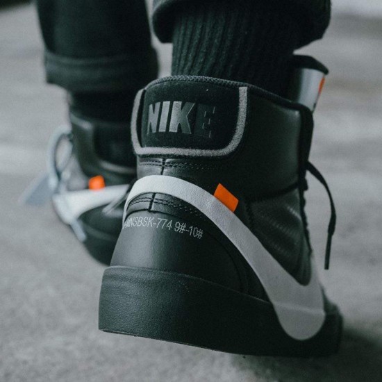 Off-White X Nike Blazer Black SPOOKY PACK AA3832-001 Off-White X Nike Blazer Black SPOOKY PACK AA3832-001