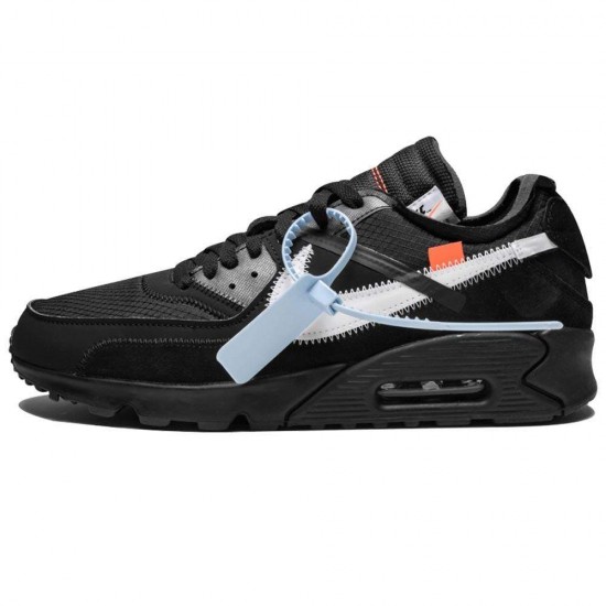 Nike Air Max 90 x OFF-WHITE Black 2019 (AA7293-001) Men's Size 6-13