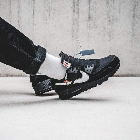 Off-White X Nike Air Max 90 Black AA7293-001 Off-White X Nike Air Max 90 Black AA7293-001