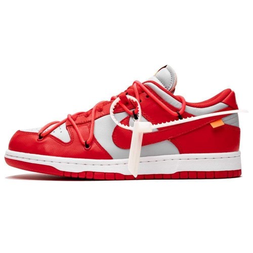 OFF-WHITE X Nike Dunk Low 'University Red' CT0856-600