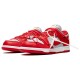 OFF-WHITE X Nike Dunk Low 'University Red' CT0856-600