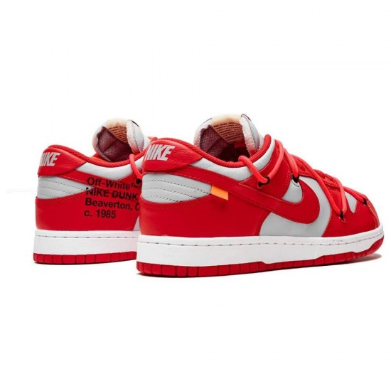 OFF-WHITE X Nike Dunk Low 'University Red' CT0856-600