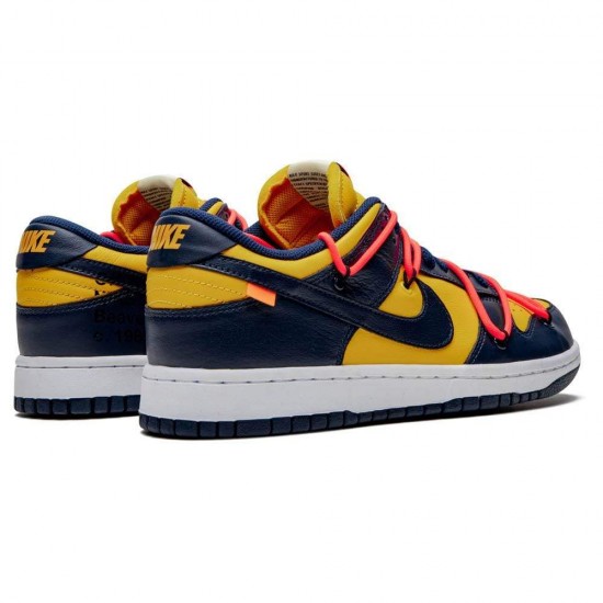 OFF-WHITE X Nike Dunk Low 'University Gold' CT0856-700 OFF-WHITE X Nike Dunk Low 'University Gold' CT0856-700
