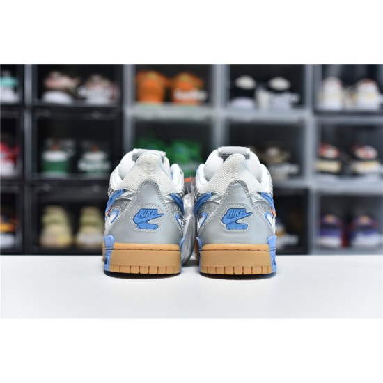 OFF-WHITE X NIKE AIR RUBBER DUNK ,UNIVERSITY BLUE, RELEASE DATE CU6015-100