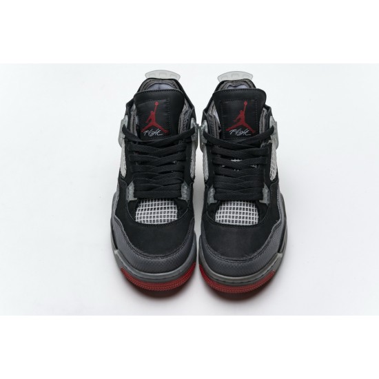 OFF-White x Air Jordan 4 Bred BLACK/RED CV9388-001 OFF-White x Air Jordan 4 Bred BLACK/RED CV9388-001