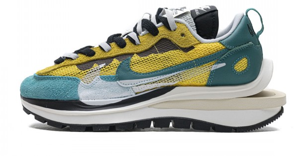 nike sacai green and yellow