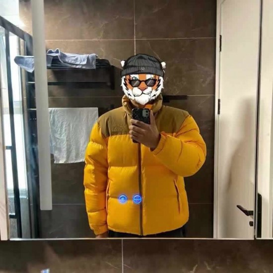 The North Face down jacket yellow TNF 22SS 1996Nuptse 4NCH