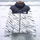 The North Face Zebra Logo Pattern down jacket The North Face Zebra Logo Pattern down jacket
