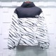 The North Face Zebra Logo Pattern down jacket The North Face Zebra Logo Pattern down jacket
