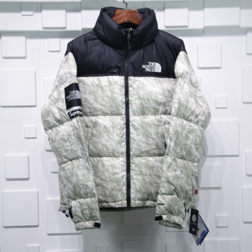 Supreme x The North Face Crumpled printing Down Jacket
