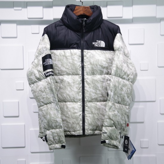 Supreme x The North Face Crumpled printing Down Jacket Supreme x The North Face Crumpled printing Down Jacket