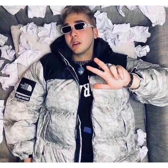 Supreme x The North Face Crumpled printing Down Jacket Supreme x The North Face Crumpled printing Down Jacket