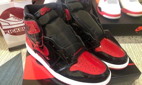 AIR JORDAN 1 RETRO HIGH OG PATENT 'BRED' 555088-063 KICKBULK 2021 RELEASE REDDIT REVIEWS
