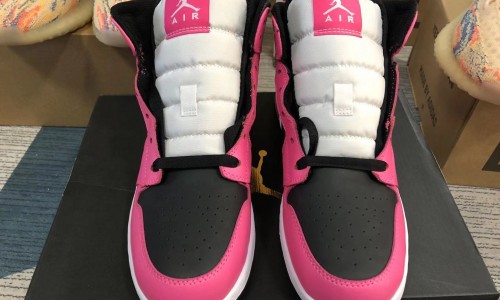 Air Jordan 1 Mid Pinksicle 555112-002 Kickbulk Sneaker Camera photos