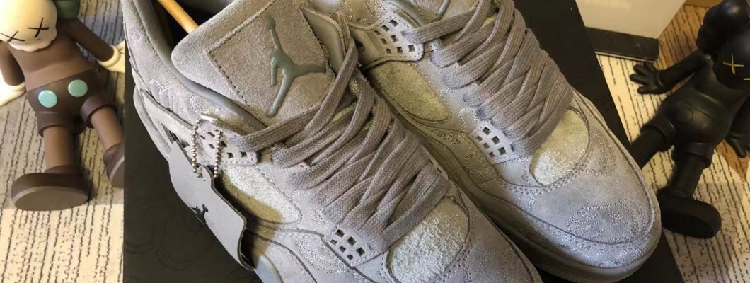 KAWS X Nike Air Jordan 4 Retro cool grey 930155-003 Kickbulk Sneaker Quality Control QC picstures