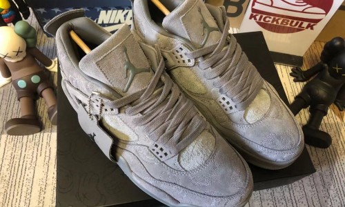 KAWS X Nike Air Jordan 4 Retro cool grey 930155-003 Kickbulk Sneaker Quality Control QC picstures