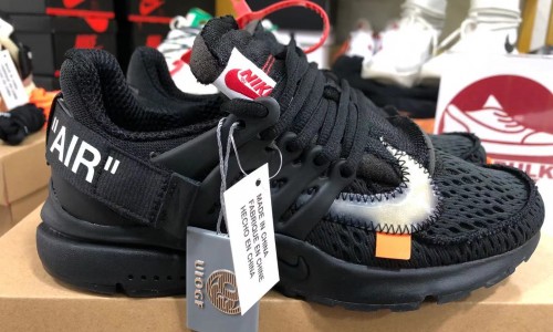 Off-White X Nike Air Presto Black AA3830-002 Kickbulk Sneaker shoes Camera photos