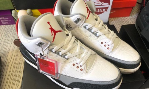 Air Jordan 3 Tinker Fire Red NRG AQ3835-160 Kickbulk Sneaker camera photos