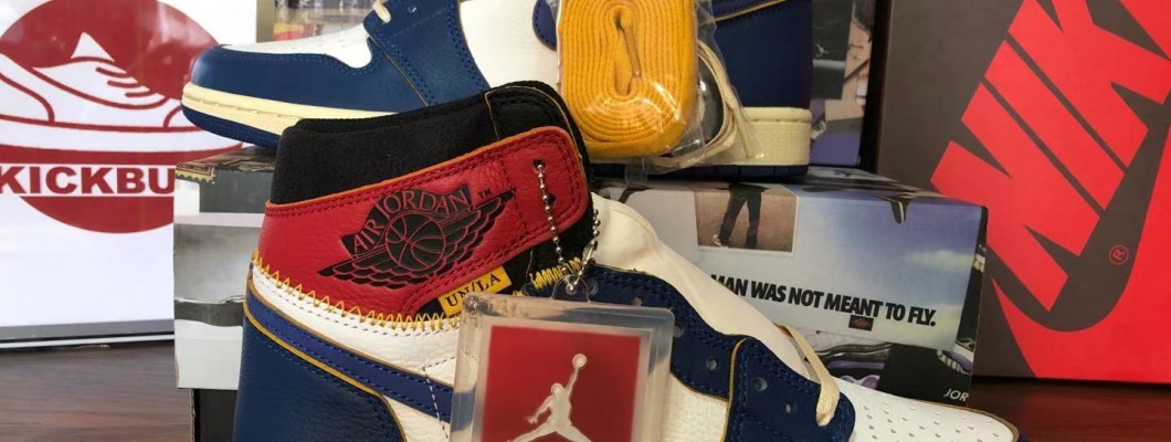 Union X Air Jordan 1 OG High Retro 'Blue Toe' BV1300-146 Kickbulk Sneaker shoes retail photos camera reviews