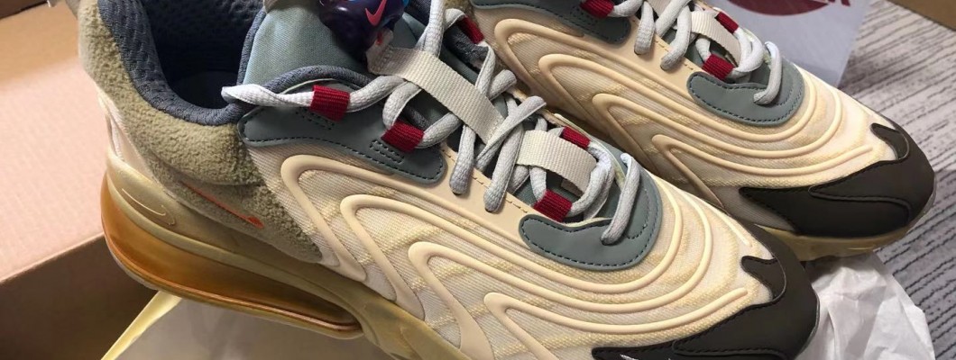 Travis Scott X Nike Air Max 270 React ENG'Cactus Trails' CT2864-200 Kickbulk Sneaker Camera photos Travis Scott X Nike Air Max 270 React ENG'Cactus Trails' CT2864-200 Kickbulk Sneaker Camera photos