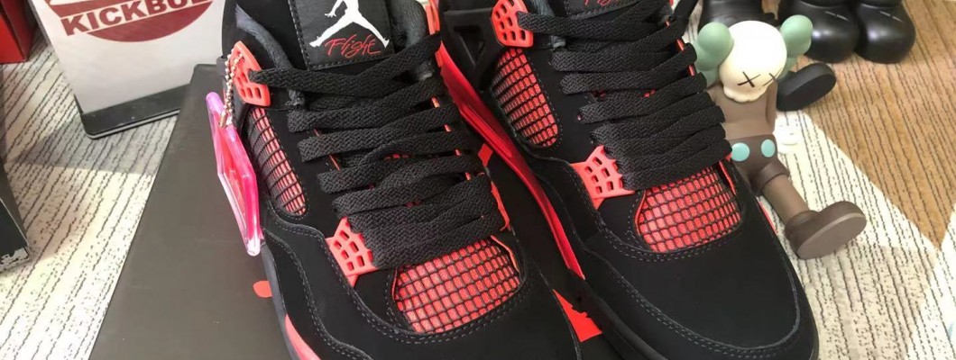 AIR JORDAN 4 RETRO 'RED THUNDER' CT8527-016 Kickbulk Sneaker shoes Quality Control QC pictures AIR JORDAN 4 RETRO 'RED THUNDER' CT8527-016 Kickbulk Sneaker shoes Quality Control QC pictures