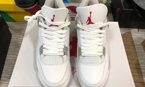 Air Jordan 4 Retro White Oreo 2021 CT8527-100 Kickbulk Sneaker Camear Photos