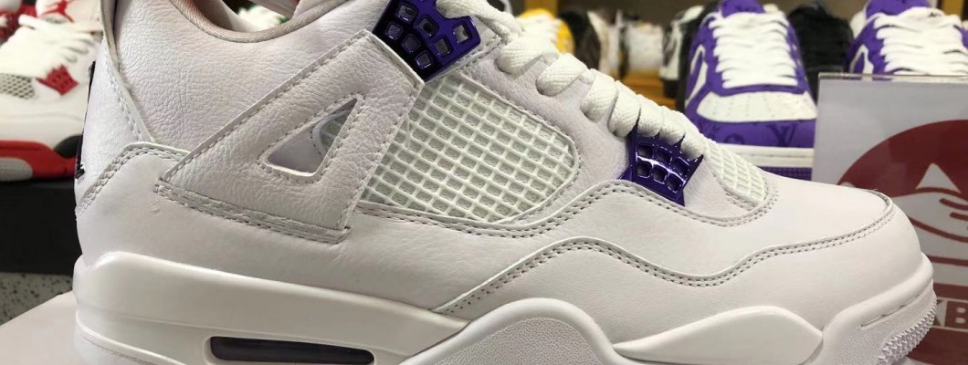 Air Jordan 4 Retro 'Metallic Purple' CT8527-115 Kickbulk Sneaker camera photos